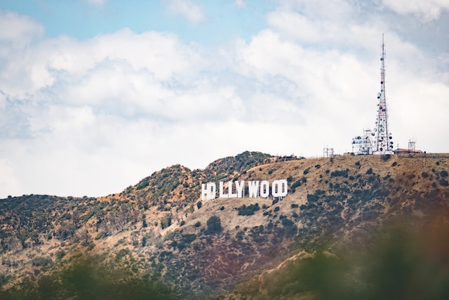 The world-famous Hollywood sign